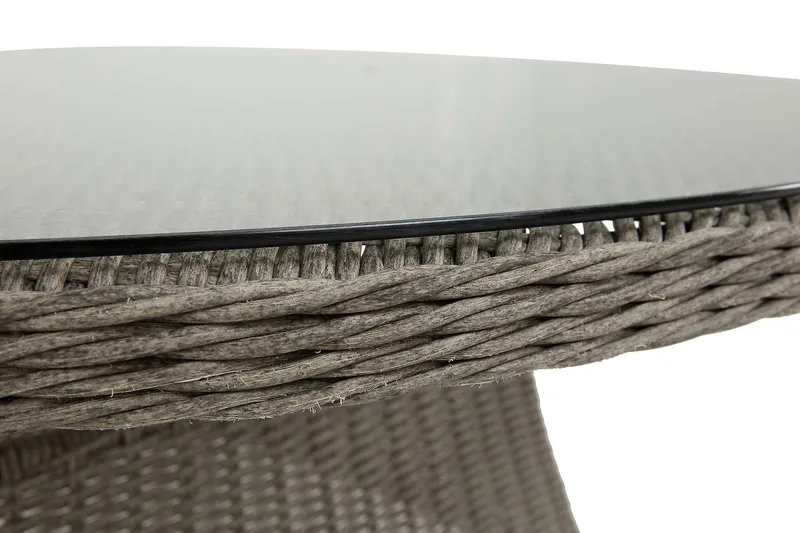 Marcus Spisebord 140 cm Rundt - Grå - Hagemøbler - Hagebord - Spisebord ute