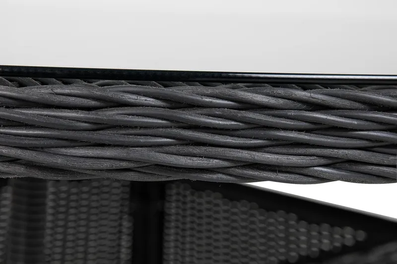 Marcus Spisebord 140 cm Rundt - Svart - Hagemøbler - Hagebord - Spisebord ute