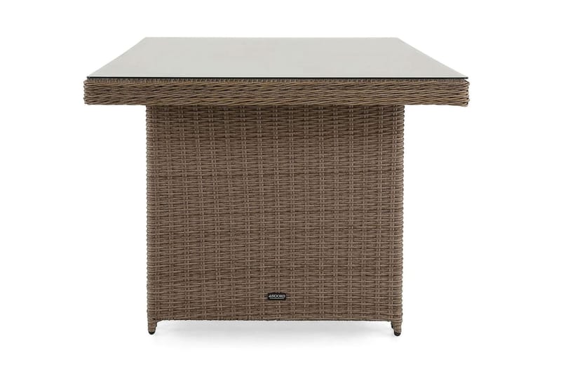 Marcus utendørs spisebord 160x90 cm - Natur - Hagemøbler - Hagebord - Spisebord ute