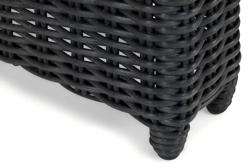 Marcus utendørs spisebord 160x90 cm - Svart - Hagemøbler - Hagebord - Spisebord ute