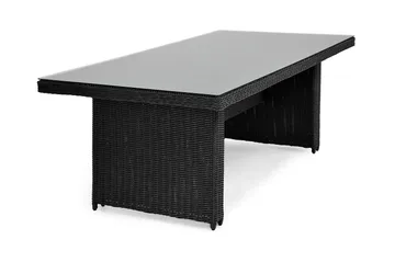 Marcus utendørs spisebord 160x90 cm - Svart - Hagemøbler - Hagebord - Spisebord ute