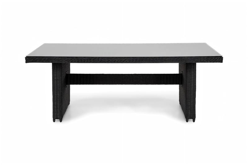 Marcus utendørs spisebord 160x90 cm - Svart - Hagemøbler - Hagebord - Spisebord ute