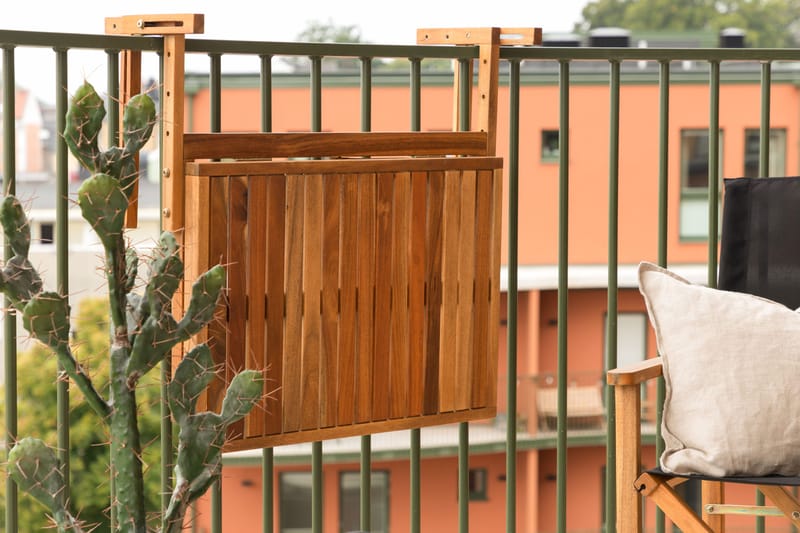 Marion Balkongbord 60x45 cm - Tre/Natur - Hagemøbler - Hagebord - Spisebord ute