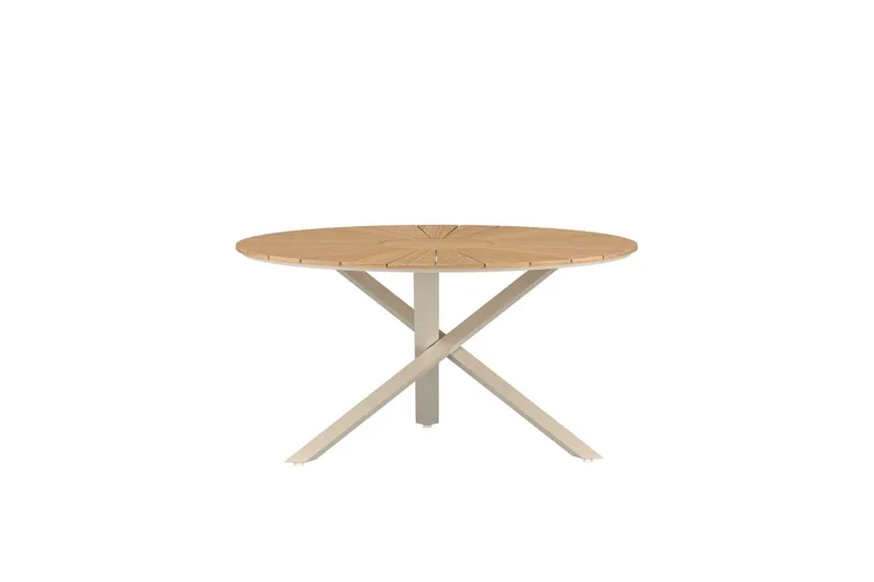 Mexico rektangulært spisebord 140 cm utendørs - Natur - Hagemøbler - Hagebord - Spisebord ute