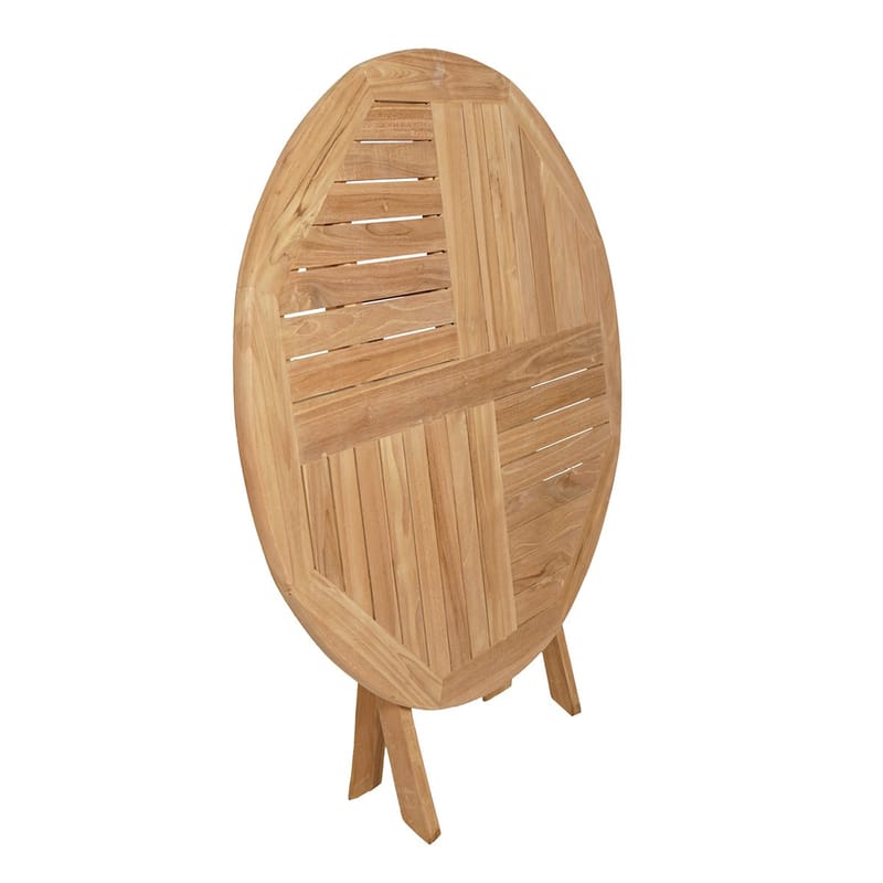 Milano Sammenleggbart bord Ø100 cm - Tre - Hagemøbler - Hagebord - Spisebord ute