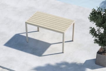 Mirko Spisebord Utendørs 80x140 cm - Beige - Hagemøbler - Hagebord - Spisebord ute