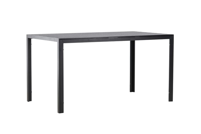 Mirko Spisebord Utendørs 80x140 cm - Svart - Hagemøbler - Hagebord - Spisebord ute