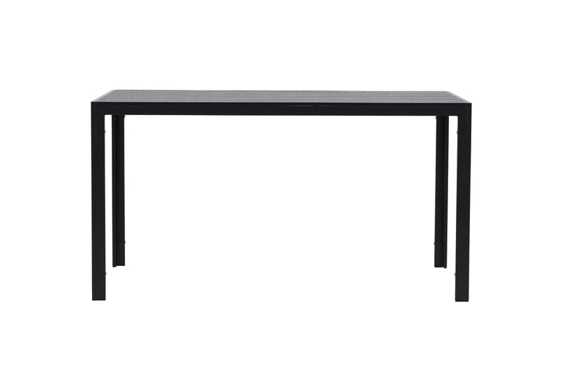 Mirko Spisebord Utendørs 80x140 cm - Svart - Hagemøbler - Hagebord - Spisebord ute