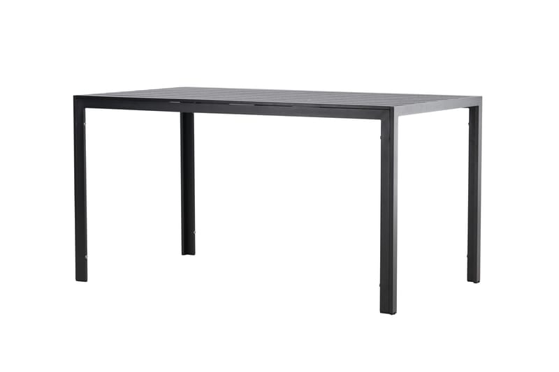 Mirko Spisebord Utendørs 80x140 cm - Svart - Hagemøbler - Hagebord - Spisebord ute