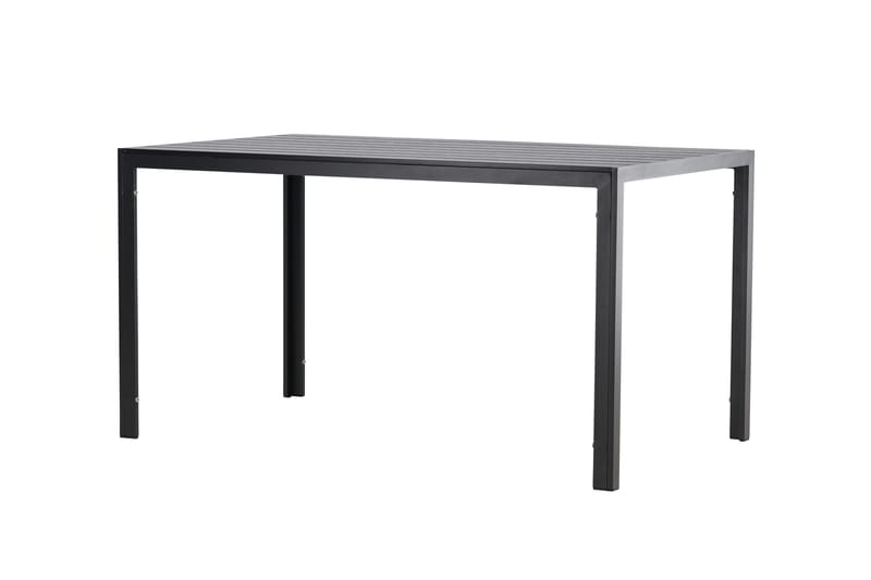 Mirko Spisebord Utendørs 80x140 cm - Svart - Hagemøbler - Hagebord - Spisebord ute