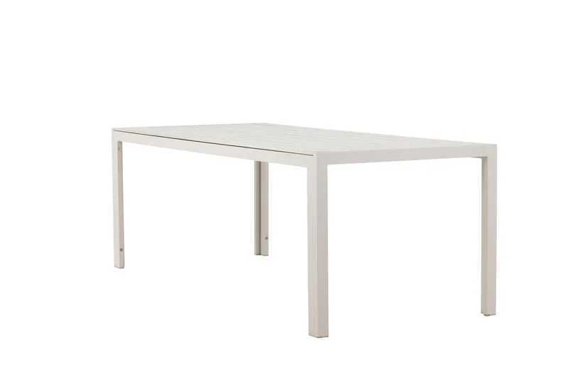 Mirko Spisebord Utendørs 90x205 cm - Beige - Hagemøbler - Hagebord - Spisebord ute