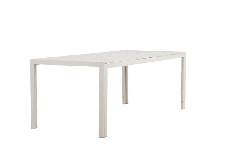Mirko Spisebord Utendørs 90x205 cm - Beige - Hagemøbler - Hagebord - Spisebord ute