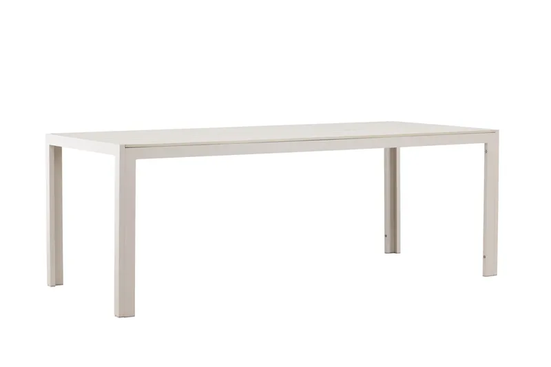 Mirko Spisebord Utendørs 90x205 cm - Beige - Hagemøbler - Hagebord - Spisebord ute