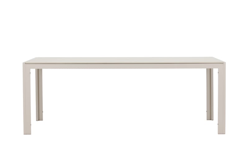 Mirko Spisebord Utendørs 90x205 cm - Beige - Hagemøbler - Hagebord - Spisebord ute