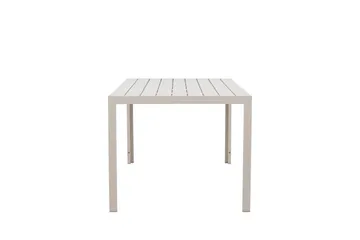 Mirko Spisebord Utendørs 90x205 cm - Beige - Hagemøbler - Hagebord - Spisebord ute