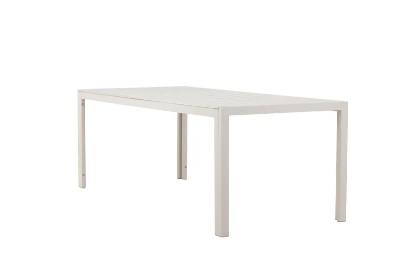 Mirko Spisebord Utendørs 90x205 cm - Beige - Hagemøbler - Hagebord - Spisebord ute