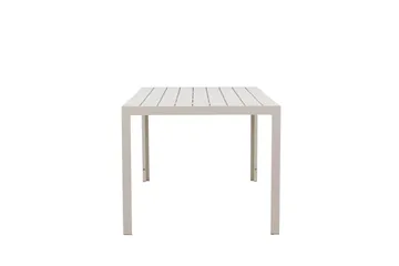 Mirko Spisebord Utendørs 90x205 cm - Beige - Hagemøbler - Hagebord - Spisebord ute