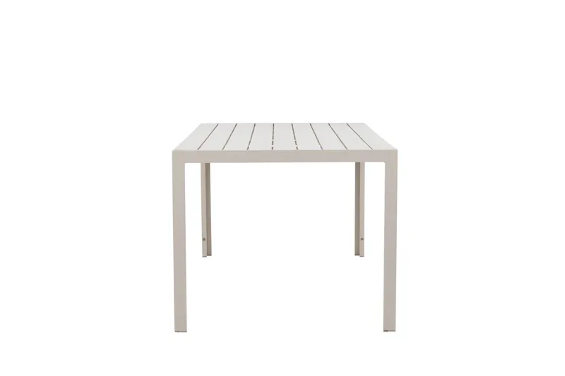 Mirko Spisebord Utendørs 90x205 cm - Beige - Hagemøbler - Hagebord - Spisebord ute