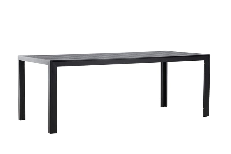 Mirko Spisebord Utendørs 90x205 cm - Svart - Hagemøbler - Hagebord - Spisebord ute