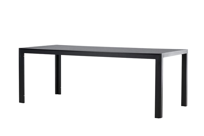 Mirko Spisebord Utendørs 90x205 cm - Svart - Hagemøbler - Hagebord - Spisebord ute