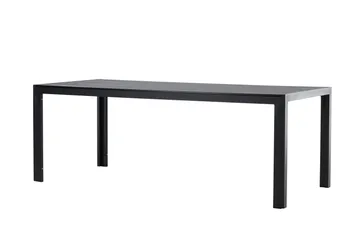 Mirko Spisebord Utendørs 90x205 cm - Svart - Hagemøbler - Hagebord - Spisebord ute