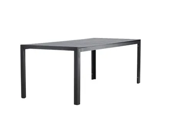 Mirko Spisebord Utendørs 90x205 cm - Svart - Hagemøbler - Hagebord - Spisebord ute