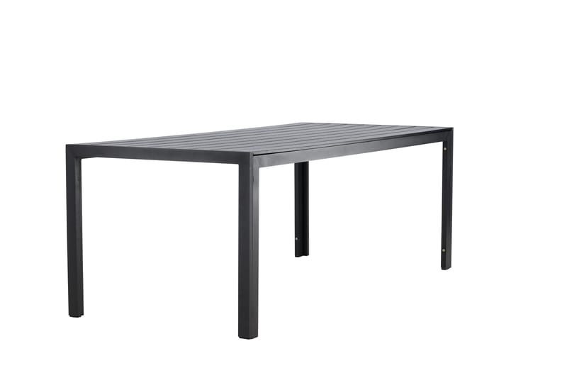 Mirko Spisebord Utendørs 90x205 cm - Svart - Hagemøbler - Hagebord - Spisebord ute