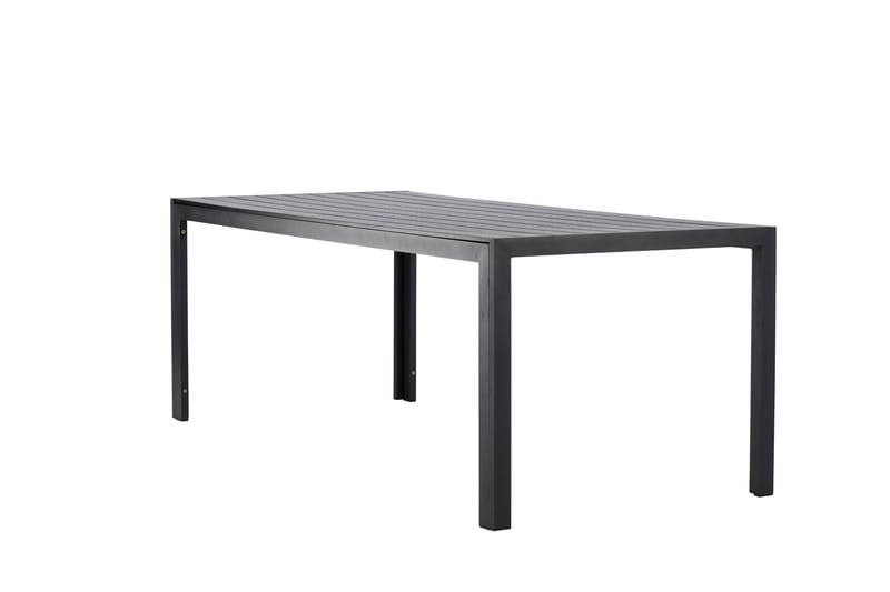 Mirko Spisebord Utendørs 90x205 cm - Svart - Hagemøbler - Hagebord - Spisebord ute
