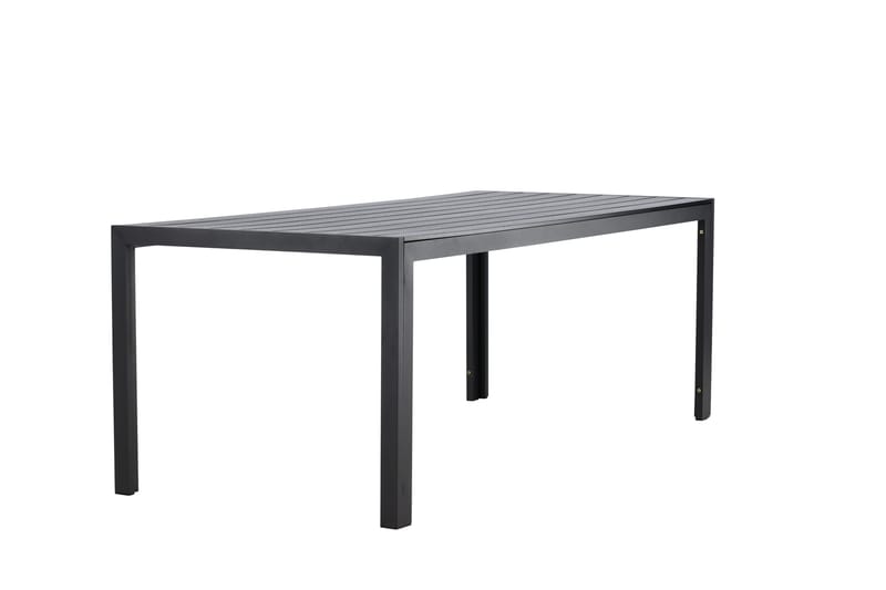 Mirko Spisebord Utendørs 90x205 cm - Svart - Hagemøbler - Hagebord - Spisebord ute