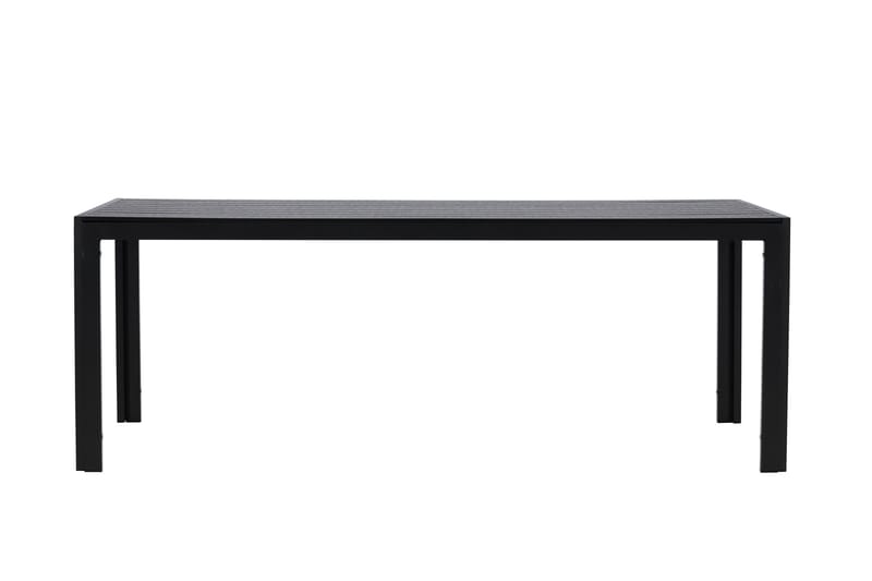 Mirko Spisebord Utendørs 90x205 cm - Svart - Hagemøbler - Hagebord - Spisebord ute
