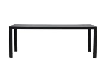 Mirko Spisebord Utendørs 90x205 cm - Svart - Hagemøbler - Hagebord - Spisebord ute