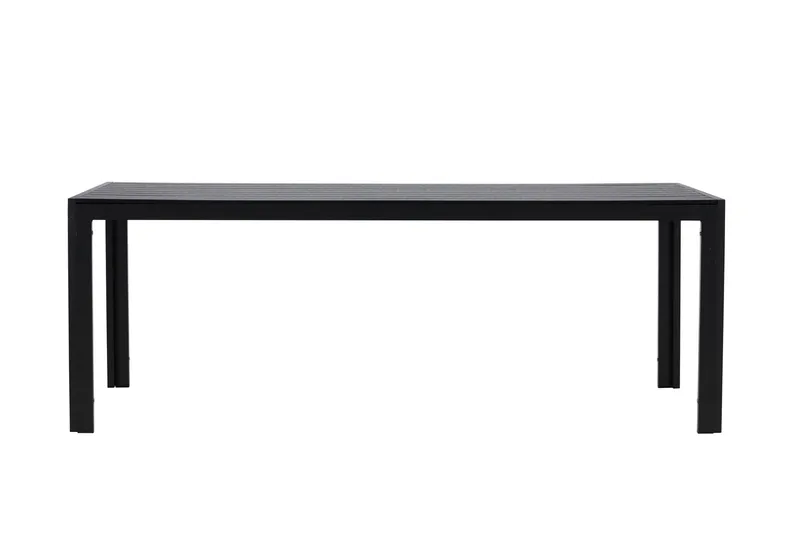 Mirko Spisebord Utendørs 90x205 cm - Svart - Hagemøbler - Hagebord - Spisebord ute