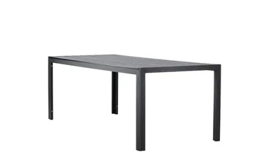 Mirko Spisebord Utendørs 90x205 cm - Svart - Hagemøbler - Hagebord - Spisebord ute