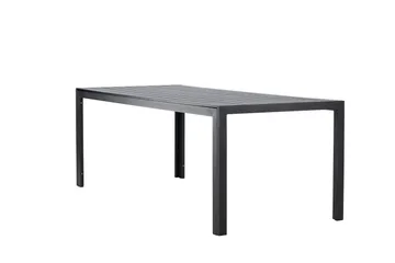 Mirko Spisebord Utendørs 90x205 cm - Svart - Hagemøbler - Hagebord - Spisebord ute