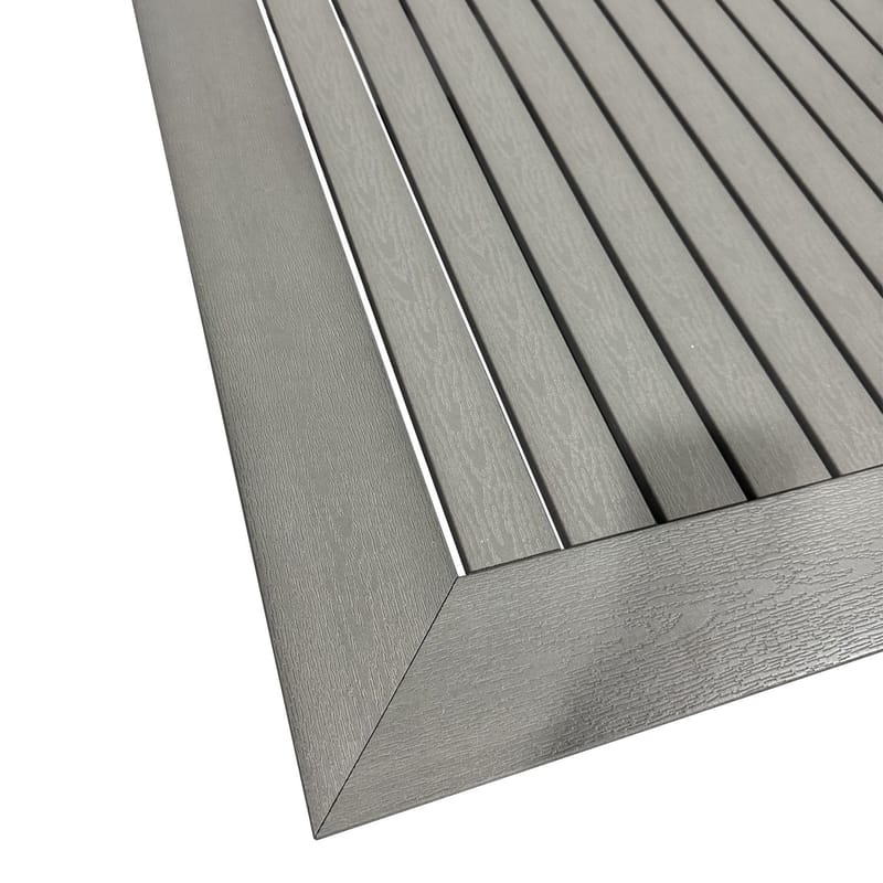 Monaco Uttrekkbart Bord Utendørs 150-250x90 cm - Hvit/Grå - Hagemøbler - Hagebord - Spisebord ute