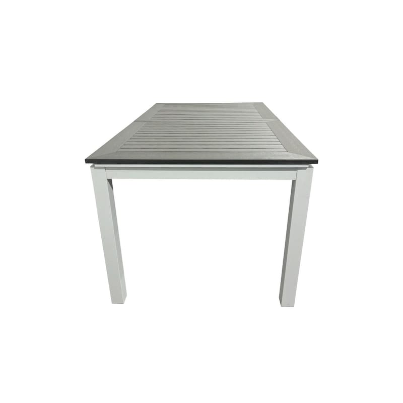 Monaco Uttrekkbart Bord Utendørs 150-250x90 cm - Hvit/Grå - Hagemøbler - Hagebord - Spisebord ute