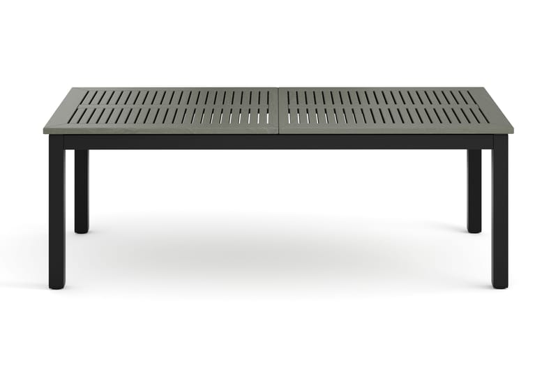 Monaco Uttrekkbart Bord Utendørs 210/310x90 cm - Svart/Grå - Hagemøbler - Hagebord - Spisebord ute