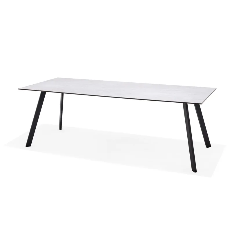 OPAL Utebord Rektangulært 220 cm, Grå