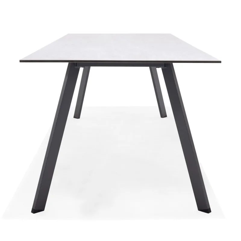 OPAL Utebord Rektangulært 220 cm - Grå - Hagemøbler - Hagebord - Spisebord ute