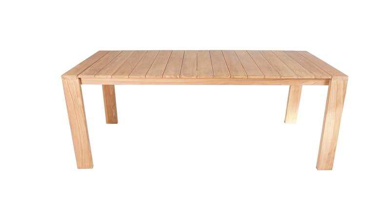 Palu Spisebord Utendørs 210×90 cm - Naturlig Farge - Hagemøbler - Hagebord - Spisebord ute