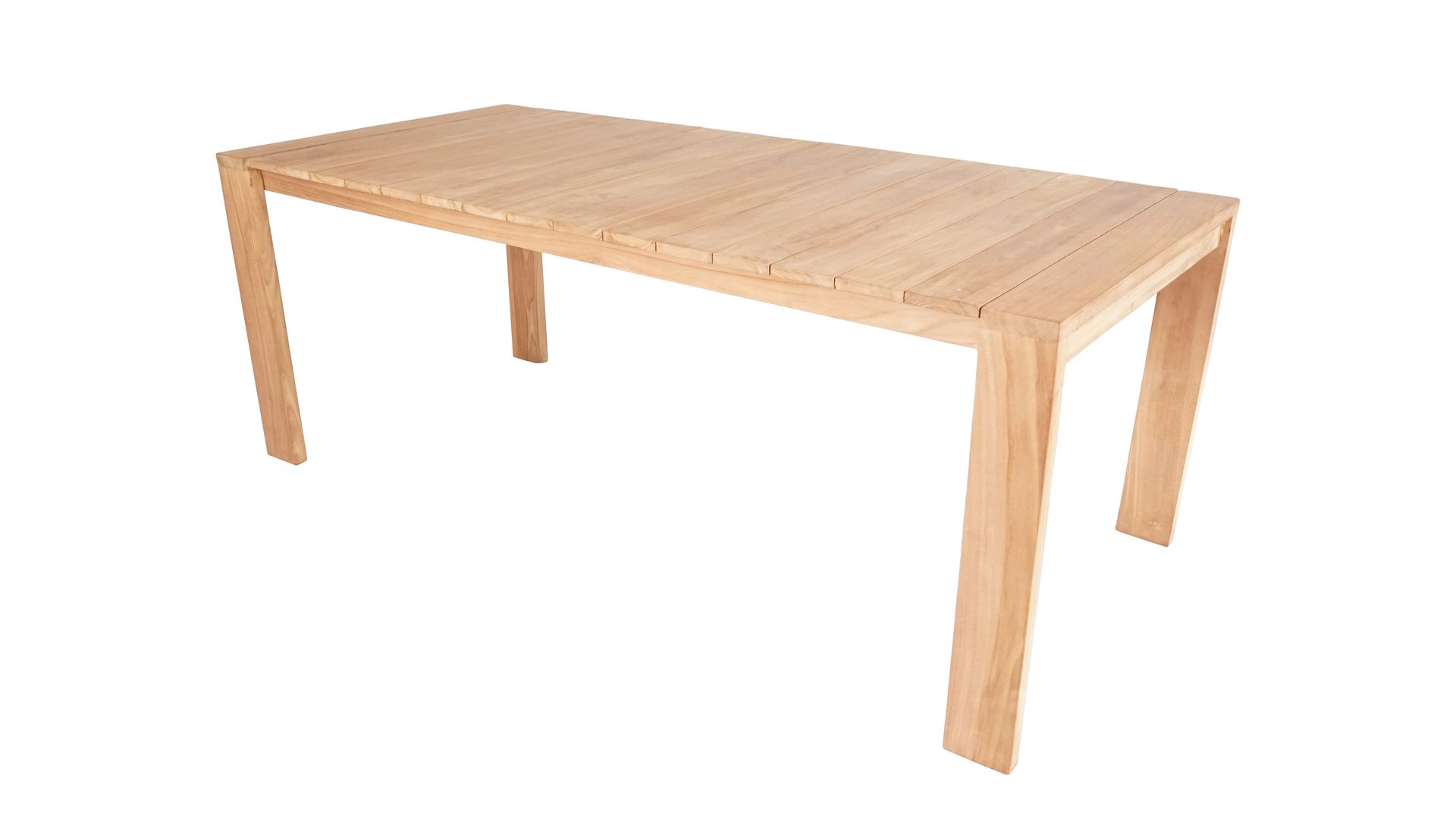 Palu Spisebord Utendørs 210×90 cm - Naturlig Farge