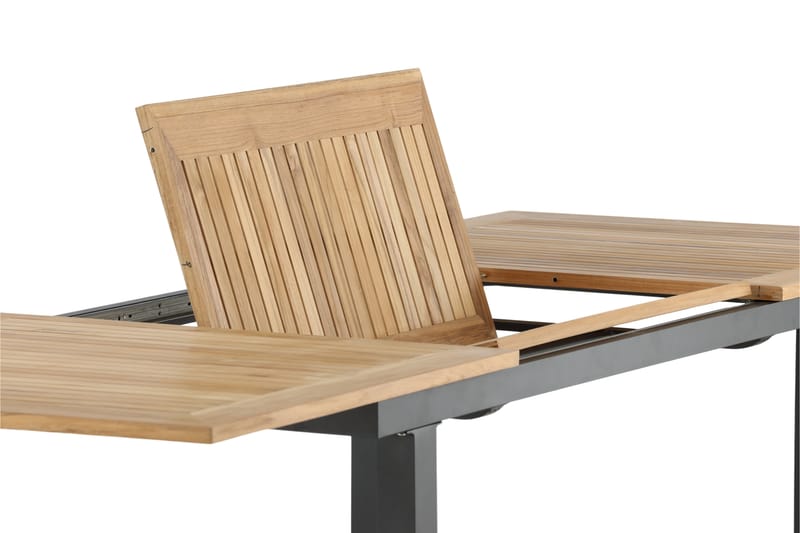 Panama Forlengningsbart Spisebord 160-240 cm Brun/Svart - Venture Home - Spisebord ute
