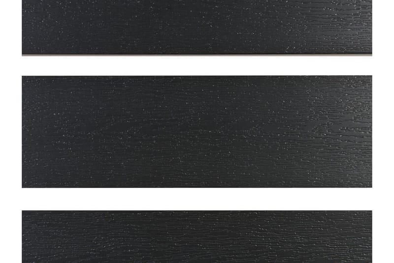 Pereta Spisebord 180x90 cm - Svart/Sølv - Hagemøbler - Hagebord - Spisebord ute