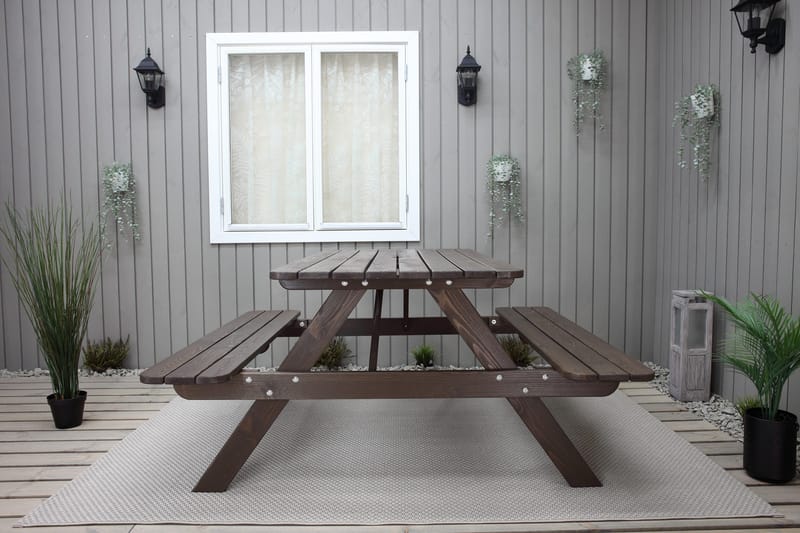 Nancie Piknikbord 150 cm - Brun - Hagemøbler - Hagebord - Piknikbord