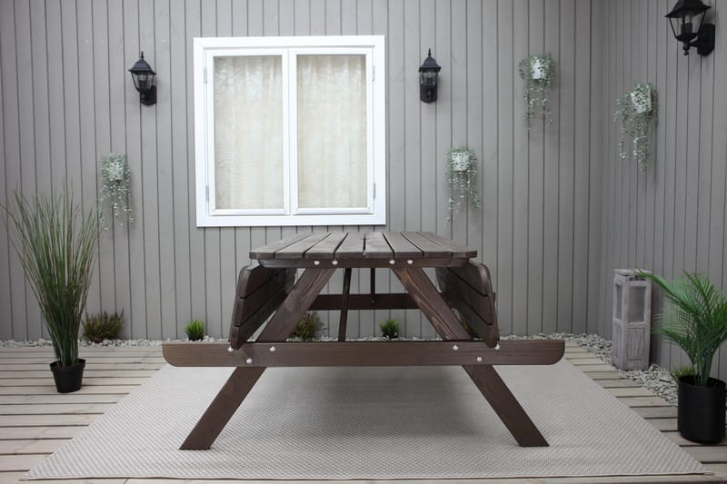 Nancie Piknikbord 150 cm - Brun - Hagemøbler - Hagebord - Piknikbord
