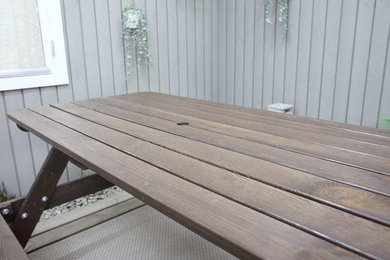 Nancie Piknikbord 150 cm - Brun - Hagemøbler - Hagebord - Piknikbord
