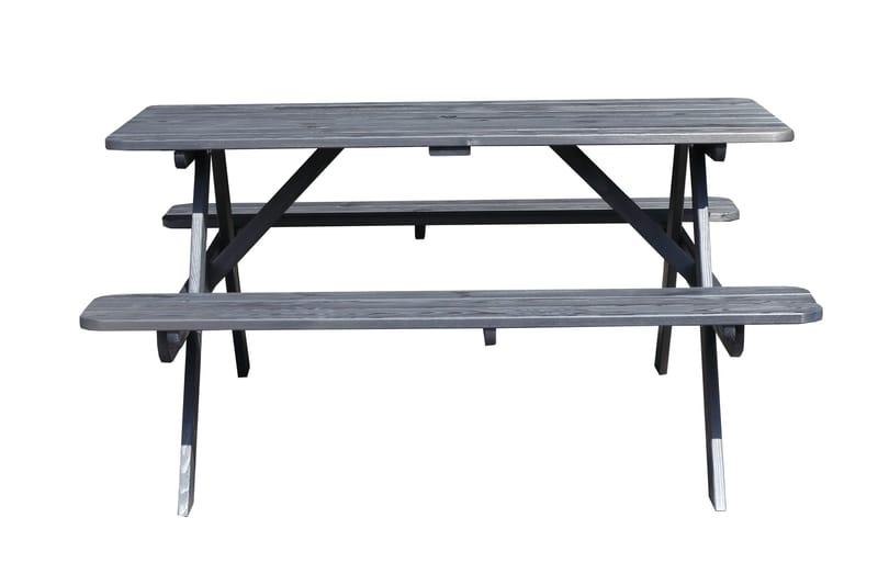 Nancie Piknikbord 158 cm - Kaffesvart - Hagemøbler - Hagebord - Piknikbord