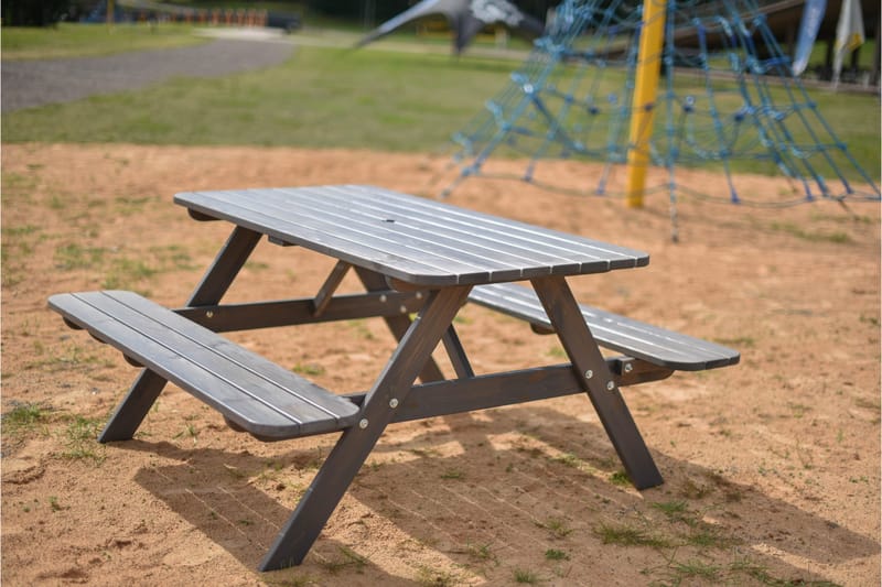 Nancie Piknikbord 158 cm - Grå - Hagemøbler - Hagebord - Piknikbord