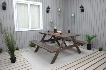 Nancie Piknikbord 150 cm - Brun - Hagemøbler - Hagebord - Piknikbord