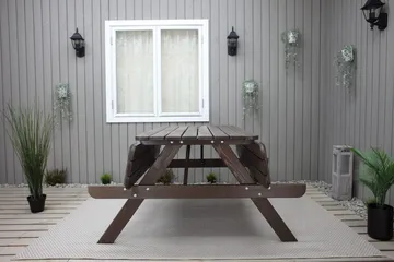 Nancie Piknikbord 150 cm - Brun - Hagemøbler - Hagebord - Piknikbord